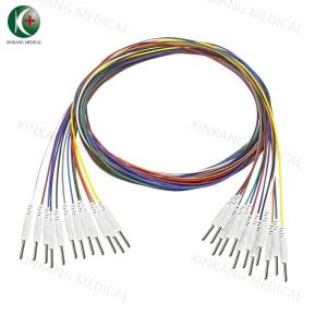China Medical Mindray ECG Cable 3 Lead 12 Pin Class II with Snap Button factory