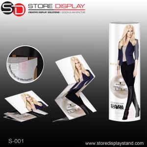 China retail corrugated paper display standee in the supermarket factory