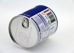 CMYK 4 color offset printing Paper Composite Cans For Baby Foods , Easy Open Lid