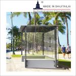 Toughened Glass 75W 24VDC 6.5m2 Bus Stop Shelter