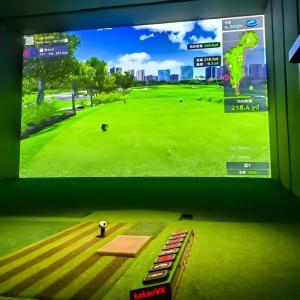 China Professional Indoor Golf Simulator 3d Golf Simulator Interactive Projection Game factory