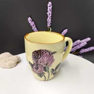 China Hot Sale 13oz Ceramic Coffee Mug Breakfast Coffee Mug Ceramic Mug Milk Cup factory