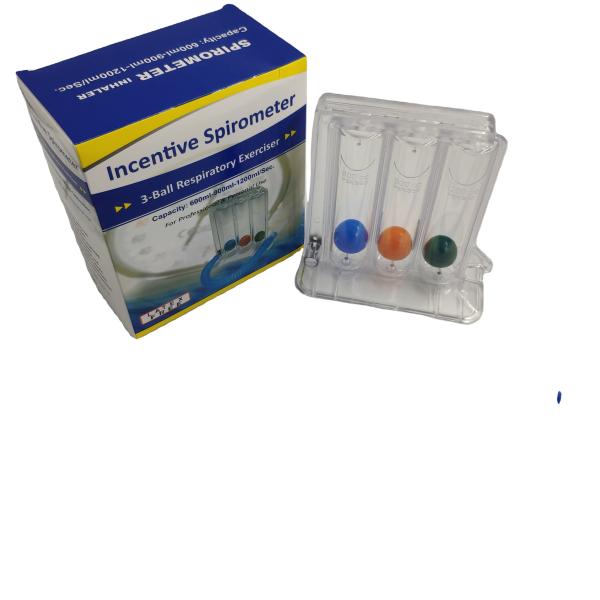 3 Ball Respiratory Lung Exerciser Medical Breathing Commercial First Aid