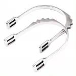 Polished Finish Stainless Steel Western Horse Riding Spurs for Western Comb