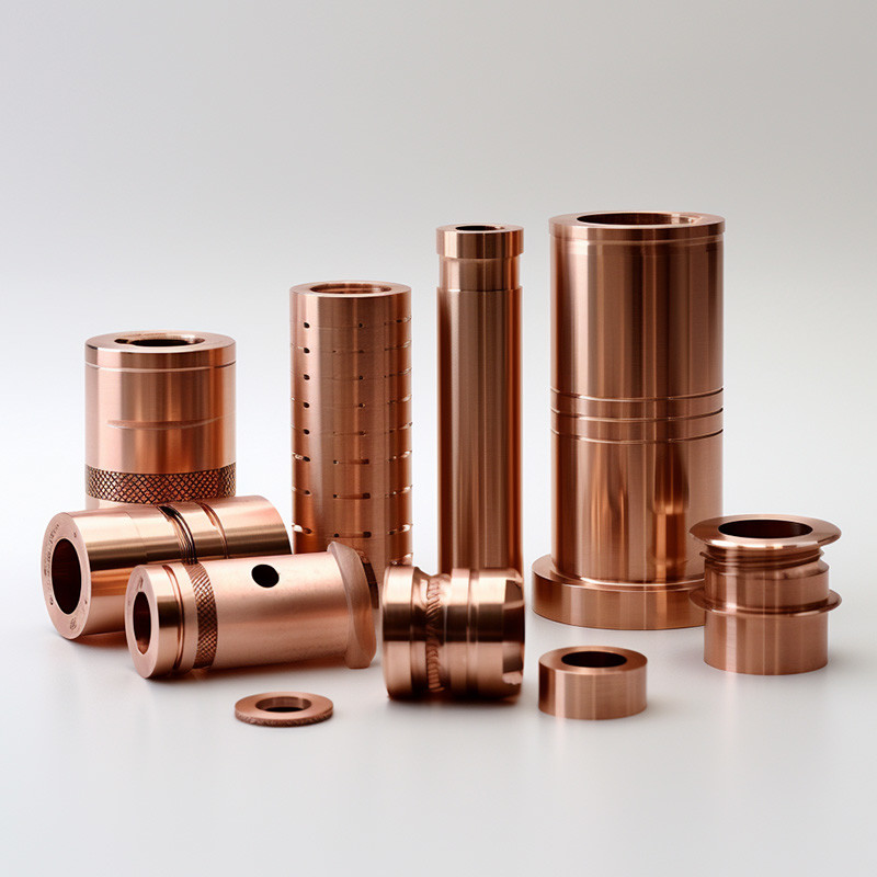 CNC Turning Parts Processing Machining Part Services Copper Parts Manufacturer