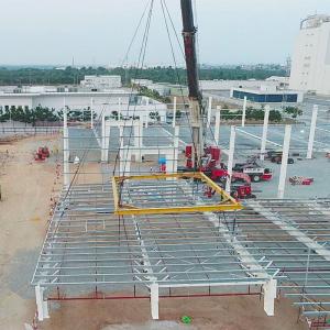 Customized Large Square Meter Warehouse Steel Structure Wide Span Professional