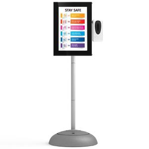 China 21.5 Inch Floor Standing Digital Signage Hd Spray Dispenser factory
