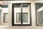 Black Color Aluminium Sliding Windows With Insect Protection Window Screen
