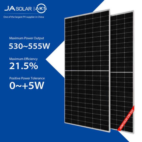 530W 535W JA Bifacial Solar Panel 540W 545W 550W 555W Zonnepanelen Solar Panels