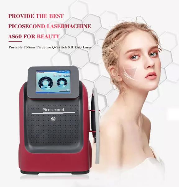 Tattoo/Pigment Removal Nd Yag Laser Machine Picosecond Laser Skin Whitening