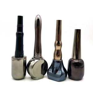 China ISO Electroplating Fingernail Polish Containers Cylinder 10ml 12ml factory