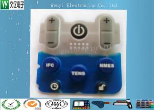 China Planted Color Key 45 Degree Silicone Rubber Keypad factory
