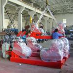 PU Steel Roller Self Aligned Rotator 100 T Welding Turning Roller Equipment
