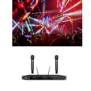 China UHF Wireless Lavalier Lapel Microphone System / Headset / Stand Mic 165ft Bietrun factory