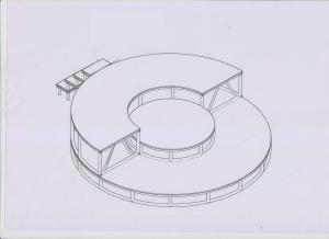 China Customized Red Portable Stage Platforms For Choral Stage factory