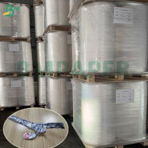 26gsm 28gsm Straw Wrapping Paper High Strength Environmentally Friendly 32MM