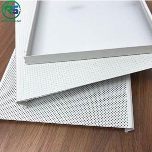 China Width 100mm Commercial White Alum Strip Ceiling Linear Panels For Shopping Hall factory