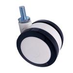 3 Inch Medical Trolley Caster Wheels Swivel Screw For Hospital Bed