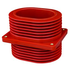 China Reliable Epoxy Resin Cast Bushing , 24kV Busbar Wall Through Bushing on sale