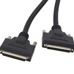 IP67 Molding Screw 68 Pin SCSI Cable Male To Male for Communication Data