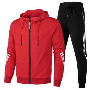 China Custom your own brand mens cotton hoodie jogging/moring running/training tracksuit or sports suit factory