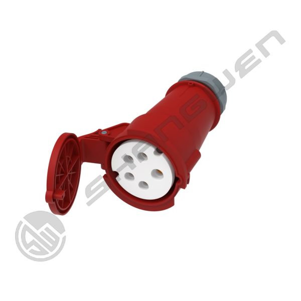 IP44 Industrial 5Pin 32A Red Socket Male Female Plug Coupler IP44 Industrial Socket 5P 220-380V Female Male Socket