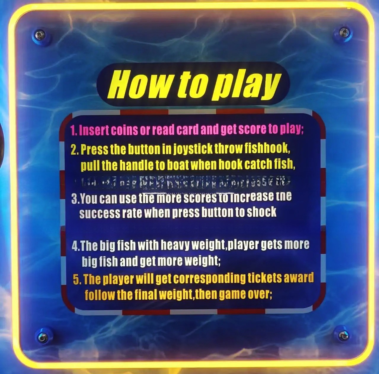 Interactive Go Fishing Arcade Game Machine Lottery Redemption Game Machine