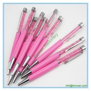 China Swaroski crystal pen, metal Swaroski pen, gift promotional Swaroski metal pen factory