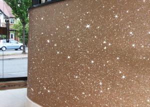 China 3 Chunky Glitter Wall Fabric , Glitter Material Wallpaper Shiny Stereoscopic factory