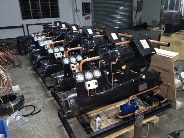 Industrial Bitzer Compressor Water Cooled Condensing Unit 20HP For Quick