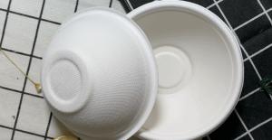 China Biodegradable Disposable Paper Bowl, Wheat Straw Fast Food Bowl factory