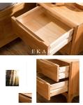Bedroom Furniture Solid Oak Nightstand Bedside Table