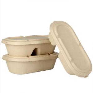 China 100% Biodegradable Disposable Wheat Straw Lunch Box Compostable factory