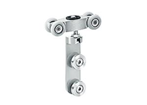 China Pulley Wheels Top Sliding Door Hanger Roller With High Strength Bearing factory