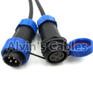 China Circular Multipole Plastic Electrical Connectors Thermoplast PPS Insert Material factory