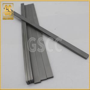 China High Precision Tungsten Carbide Square Bar Flat Wear Strips 1000mm Alloy Strips factory