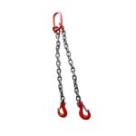 8mm Black Finish G80 Alloy Steel Chain Sling with Two Legs for Lifting EN818-2