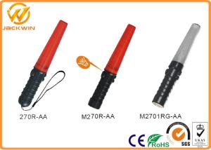 China Multifunction Police Red LED Lights Battery Powered Traffic Safety Wand (L)26.5 * (DIA) 3.5 cm factory