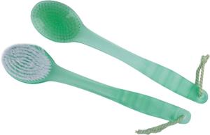 China Effective Bathroom Back Scrubber , Bath Body Brush With Ps Handle factory
