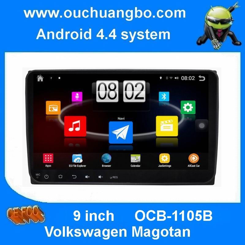 Ouchuangbo car video dvd multimedia for Volkswagen Magotan with os android 4.4 gps 3g wifi swc