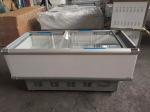 Commercial Upright Freezer Glass Door Direct Cooling Refrigeration Display