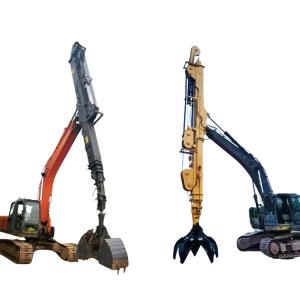 China Hydraulic Excavator Attachment Telescopic Boom For Sany Cat factory