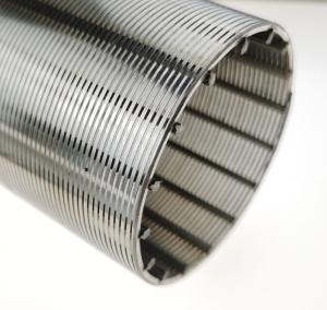 China Ss 304 316 Wedge Wire Screens In Well Drilling factory
