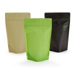 Matte Black Stand Up Pouch Chocolate Lolipop Biodegradable Spout Pouch