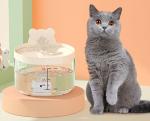 Large Capacity Ceramic Pet Water Fountain For Cats Dogs