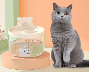 China Large Capacity Ceramic Pet Water Fountain For Cats Dogs factory