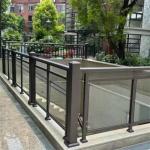 Terrace Corridor Aluminium Balustrade Patio Home Balcony Wrought Iron Rod