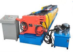 China 12 Rows Downspout Roll Forming Machine / Tube Forming Machine For Steel Plate factory