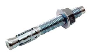 China Half Thread Carbon Steel Wedge Anchor Round Head With Nut And Washer factory