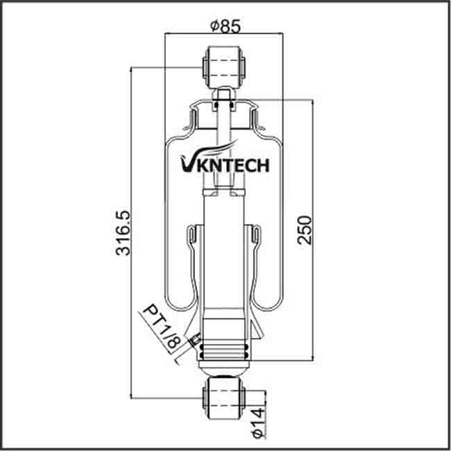 Renalut Cabin Air Springs 5010228908 5010316783 501069674 Sachs 131041 310957 Contitech S 36-10 VKNTECH 1S8098